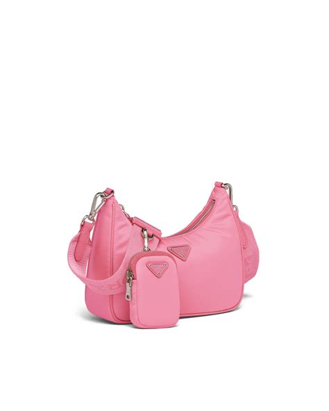 prada tasche nylon rosa|farfetch prada bag.